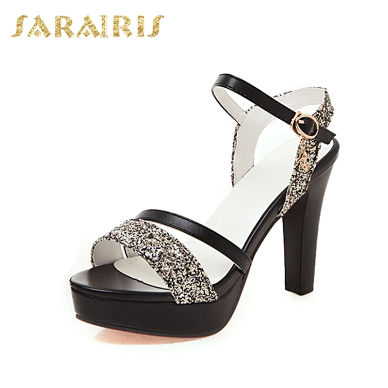 Sarairis 2019 New Fashion Platform Glitters Sandals Women Large Size 34-43 Summer High Heels Women Party Shoes Woman
Sarairis 2019 New Fashion Platform Glitters Sandals Women Large Size 34-43 Summer High Heels Women Party Shoes Woman