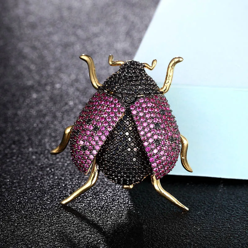 Zlxgirl Copper Luxury Brand AAA Cubic zircon beetle shape brooch with pendant for men gifts Gold color hijab accessory
Zlxgirl Copper Luxury Brand AAA Cubic zircon beetle shape brooch with pendant for men gifts Gold color hijab accessory