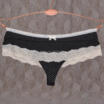 Fashion panties female dot lace t milk silk comfortable thong sexy temptation brief
Fashion panties female dot lace t milk silk comfortable thong sexy temptation brief