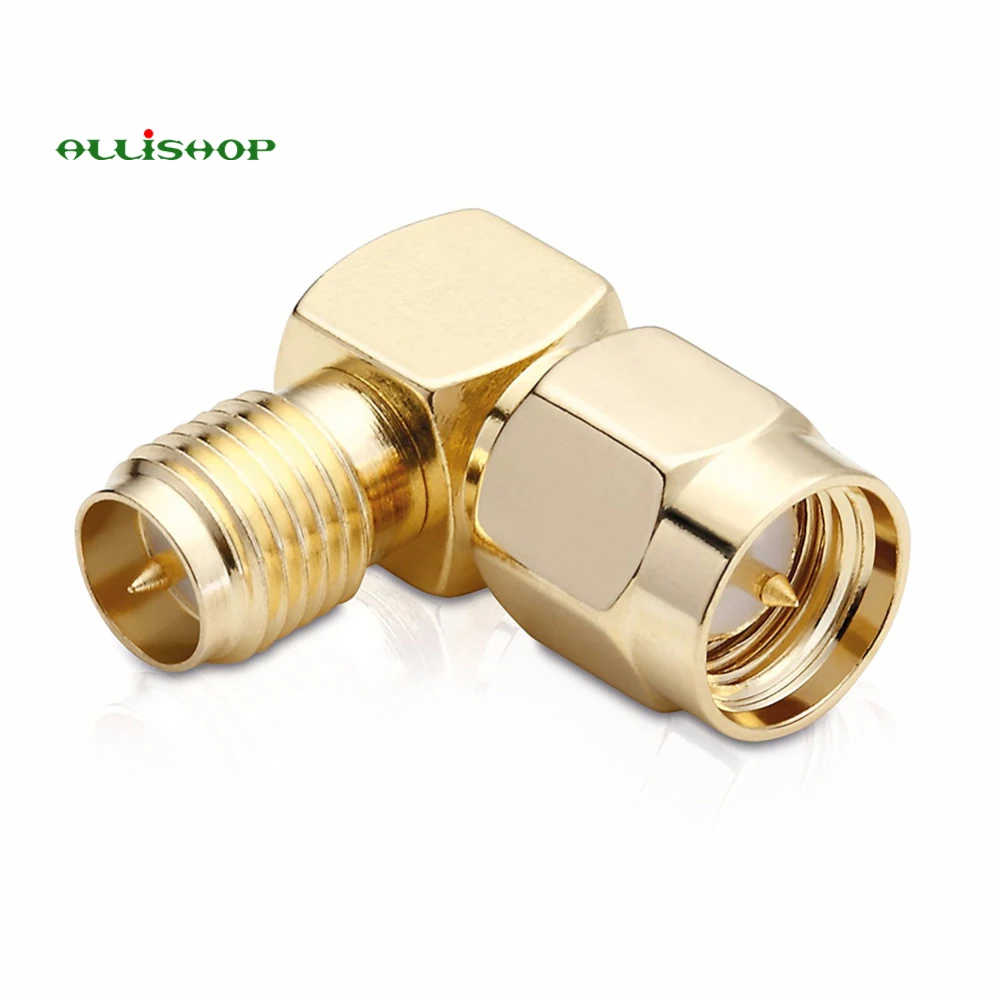SMA Male to RP SMA Female Connector 90 Degree Right Angle SMA Plug to RP SMA Jack Adapter Screw the Needle RF Adapter
SMA Male to RP SMA Female Connector 90 Degree Right Angle SMA Plug to RP SMA Jack Adapter Screw the Needle RF Adapter