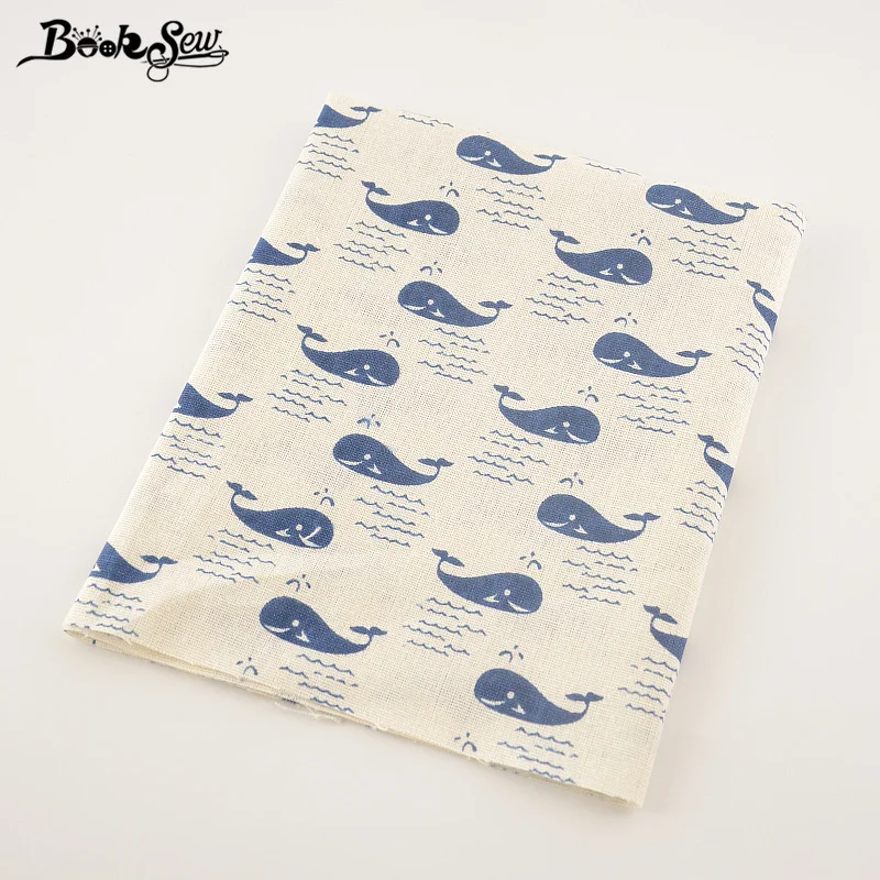 Booksew Cotton Linen Fabric Sewing Material Tissu For Bag TableCloth Curtain Pillow Decoration Blue Whale Dsign Home Textile
Booksew Cotton Linen Fabric Sewing Material Tissu For Bag TableCloth Curtain Pillow Decoration Blue Whale Dsign Home Textile