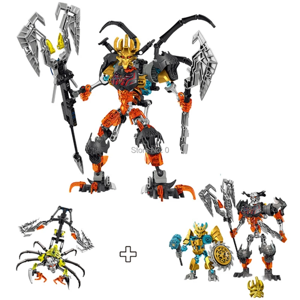 711-2 279pcs bionicle skull warrior slicer basher 3 in 1 building block Bricks Toy
711-2 279pcs bionicle skull warrior slicer basher 3 in 1 building block Bricks Toy