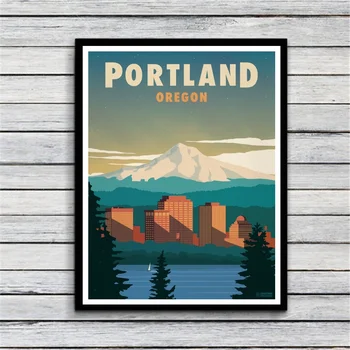 VINTAGE PORTLAND OREGON Canvas Painting Wall Art Print Modern Poster Wall Pictures For Living Room Decor
VINTAGE PORTLAND OREGON Canvas Painting Wall Art Print Modern Poster Wall Pictures For Living Room Decor