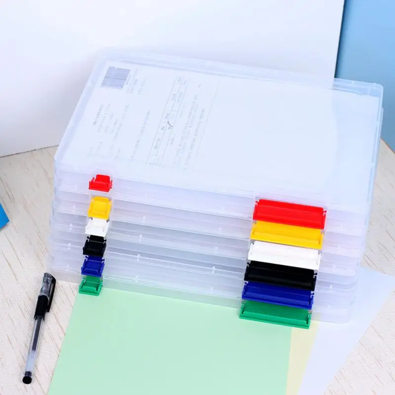 Vividcraft School Office Supplies A4 File Transparent Tranparent Paper Plastic Desk Cases Card Storage Box 33.3*22.5*1.7cm
Vividcraft School Office Supplies A4 File Transparent Tranparent Paper Plastic Desk Cases Card Storage Box 33.3*22.5*1.7cm