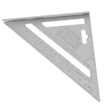 7 Inch Silver Aluminium Alloy Triangle Angle Protractor with 0.1 Accuracy and 1 Scale Value for Industrial Measurement
7 Inch Silver Aluminium Alloy Triangle Angle Protractor with 0.1 Accuracy and 1 Scale Value for Industrial Measurement