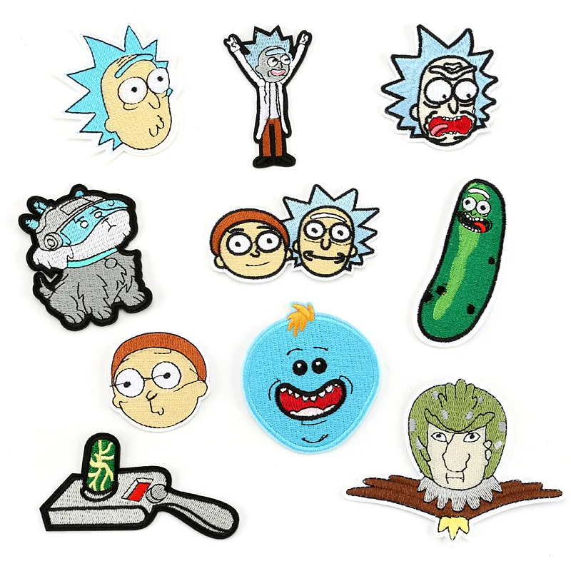 1pcs Rick and Morty Patch Embroidered Applique Iron On Patch design DIY kids Sewing on Patch parches bordados para ropa
1pcs Rick and Morty Patch Embroidered Applique Iron On Patch design DIY kids Sewing on Patch parches bordados para ropa