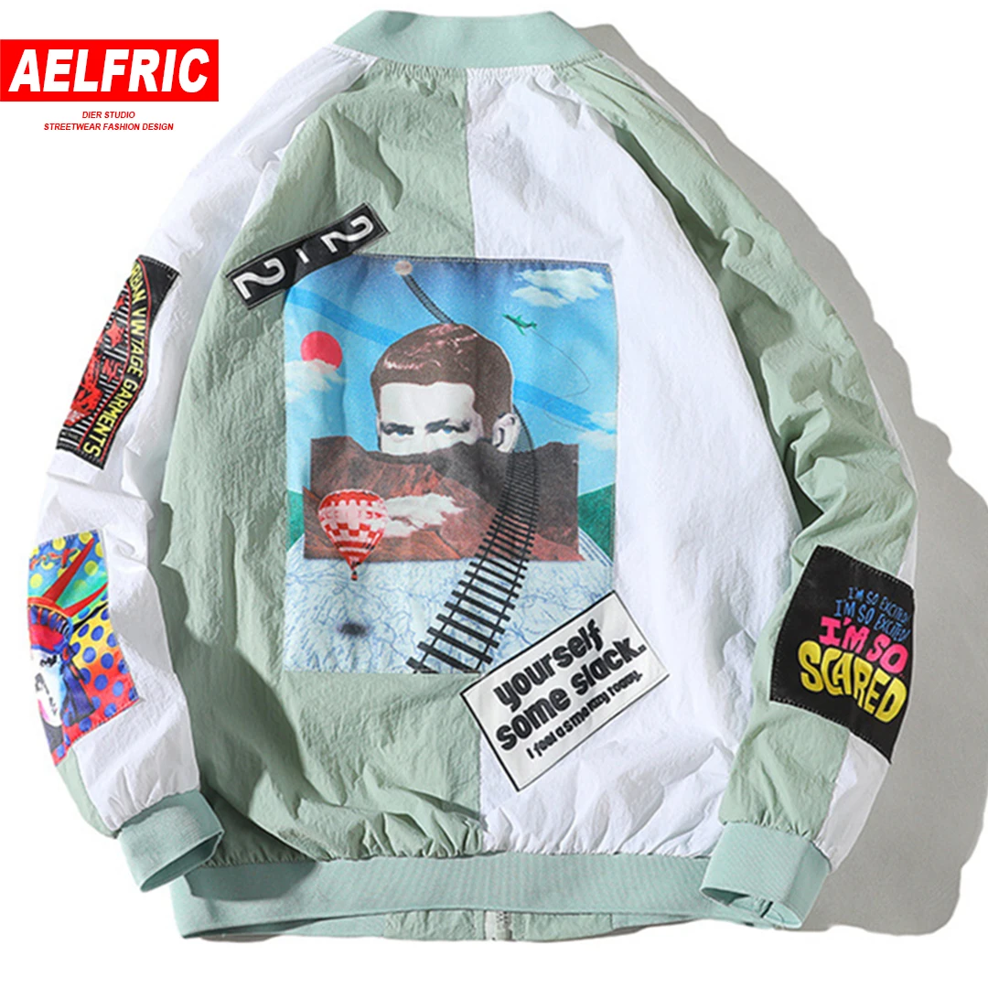AELFRIC Jackets Men 2019 Hip Hop Thin Windbreaker Coat Fashion Casual Streetwear 3d Print Baseball Jacket Asian Size S-3XL Ae043
AELFRIC Jackets Men 2019 Hip Hop Thin Windbreaker Coat Fashion Casual Streetwear 3d Print Baseball Jacket Asian Size S-3XL Ae043