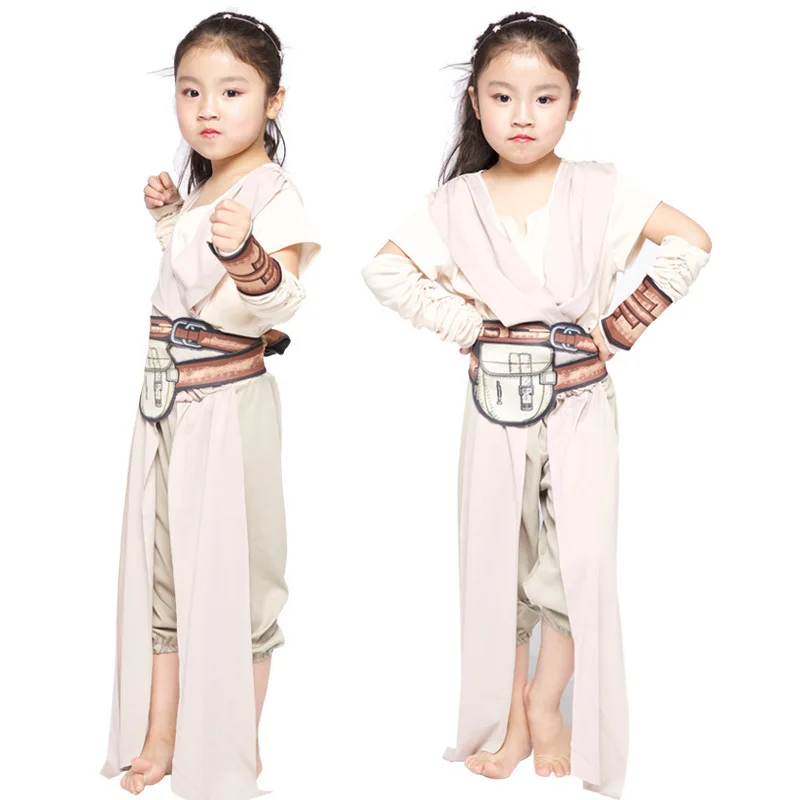 New Star Wars The Force Awakens Rey Costume For Girls Classic Movie Role Cosplay Halloween Costume For Kids Fancy Party Dress
New Star Wars The Force Awakens Rey Costume For Girls Classic Movie Role Cosplay Halloween Costume For Kids Fancy Party Dress