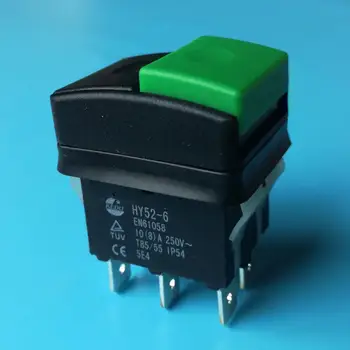 KEDU HY52-6 6Pins Push Button Switch On-Off Push-Key Switches for Electrical Tools or Similar Household Equipment 250V 10/8A
KEDU HY52-6 6Pins Push Button Switch On-Off Push-Key Switches for Electrical Tools or Similar Household Equipment 250V 10/8A