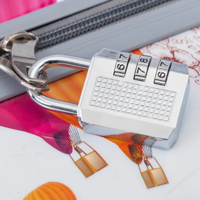 Travel Code Lock Black Silver Zinc Alloy Security Luggage Suitcase Code Lock Padlock Travel Accessories
Travel Code Lock Black Silver Zinc Alloy Security Luggage Suitcase Code Lock Padlock Travel Accessories