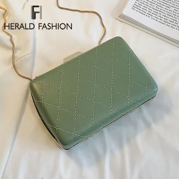 Herald Fashion Woman Shoulder Bags Quality Leather Chain Female Messenger Bags Small Square Flap Bag Ladies' Crossbody Bags Sac
Herald Fashion Woman Shoulder Bags Quality Leather Chain Female Messenger Bags Small Square Flap Bag Ladies' Crossbody Bags Sac