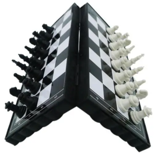 Travel Magnetic Chess Set Mini Portable Folding Chess Board For kid 32 Pieces Folding Magnetism Can Play Pocket Plastic Chess
Travel Magnetic Chess Set Mini Portable Folding Chess Board For kid 32 Pieces Folding Magnetism Can Play Pocket Plastic Chess