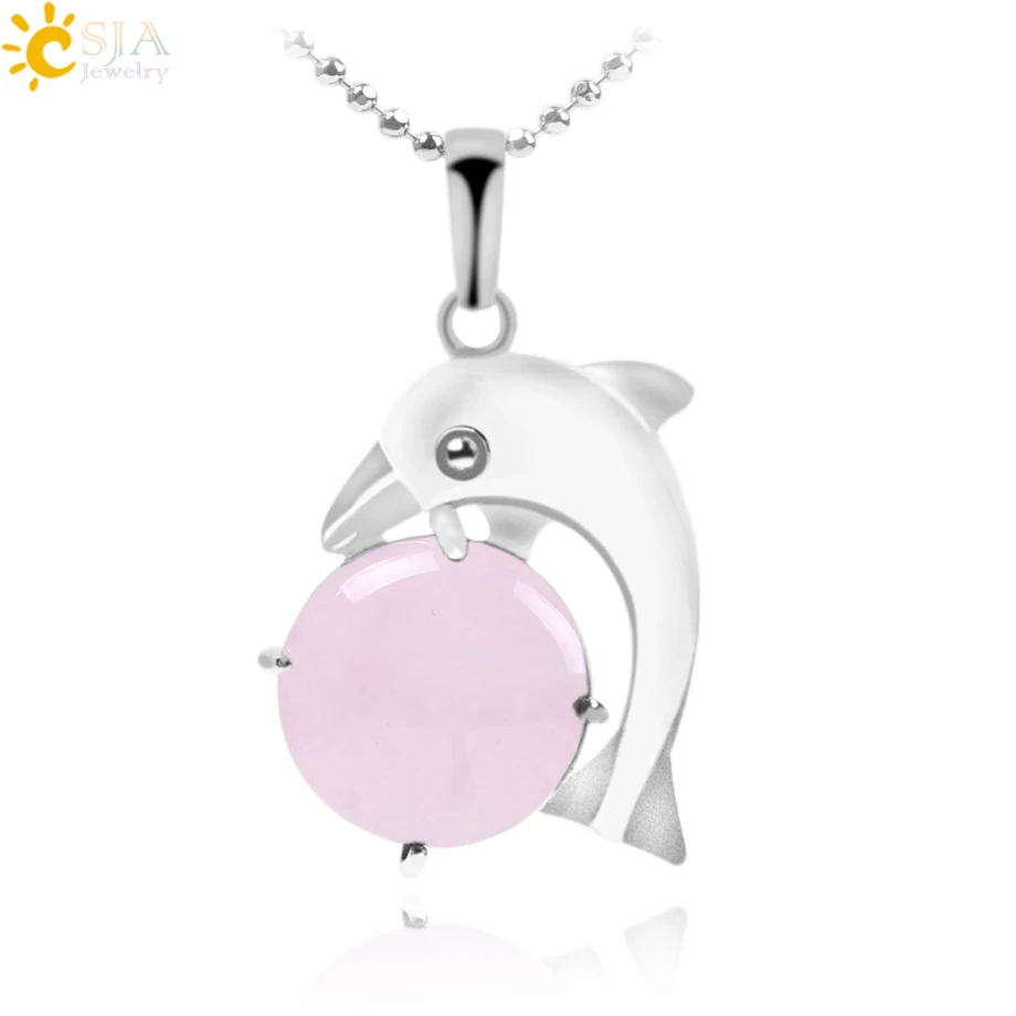 CSJA Dolphin Animal Necklaces Pendants for Girl Chakra Reiki Lapis Lazuli Natural Round Gem Stone Beads Handcrafted Jewelry F096
CSJA Dolphin Animal Necklaces Pendants for Girl Chakra Reiki Lapis Lazuli Natural Round Gem Stone Beads Handcrafted Jewelry F096