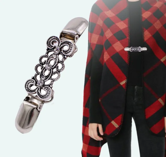 2018 Vintage Cardigan Clip Sweater Woman Shawl Blouse Shirt Collar Pin Brooch Duck-mouth Metal Clips Silver Gold Alloy Buckle
2018 Vintage Cardigan Clip Sweater Woman Shawl Blouse Shirt Collar Pin Brooch Duck-mouth Metal Clips Silver Gold Alloy Buckle