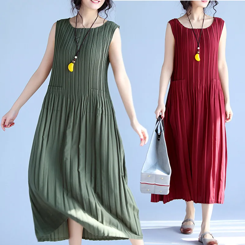 BIG SIZE 5XL NEW Summer Women Fashion Chiffon Oversized Dress Ladies Female Plus Large Long Tank Vest Pleat Runway Femme Vestido
BIG SIZE 5XL NEW Summer Women Fashion Chiffon Oversized Dress Ladies Female Plus Large Long Tank Vest Pleat Runway Femme Vestido