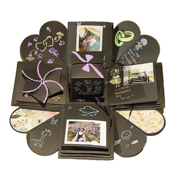 High Quality DIY Surprise Love Explosion Box Gift Explosion for Anniversary Scrapbook DIY Photo Album birthday Gift 12x12x12cm
High Quality DIY Surprise Love Explosion Box Gift Explosion for Anniversary Scrapbook DIY Photo Album birthday Gift 12x12x12cm