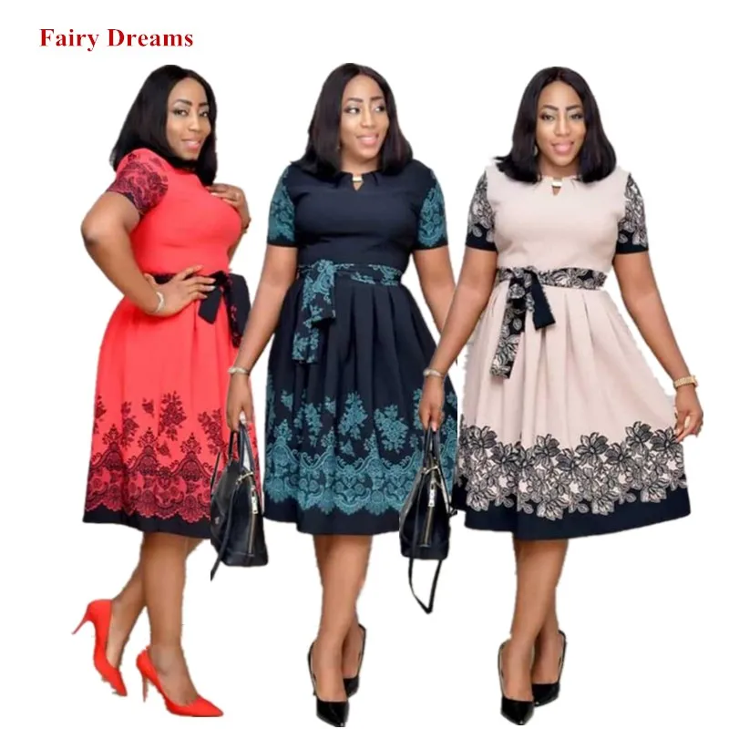 Dashiki African Dresses Women Summer Bandage Dress Elegant Ladies Red Blue Print Plus Size African Clothing 3XL Fairy Dreams
Dashiki African Dresses Women Summer Bandage Dress Elegant Ladies Red Blue Print Plus Size African Clothing 3XL Fairy Dreams