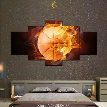 3-4-5 Pieces Basketball On Fire Modern Wall Art Canvas Printed Painting HD Prints Modular Poster Wall Pictures for Home Decor
3-4-5 Pieces Basketball On Fire Modern Wall Art Canvas Printed Painting HD Prints Modular Poster Wall Pictures for Home Decor