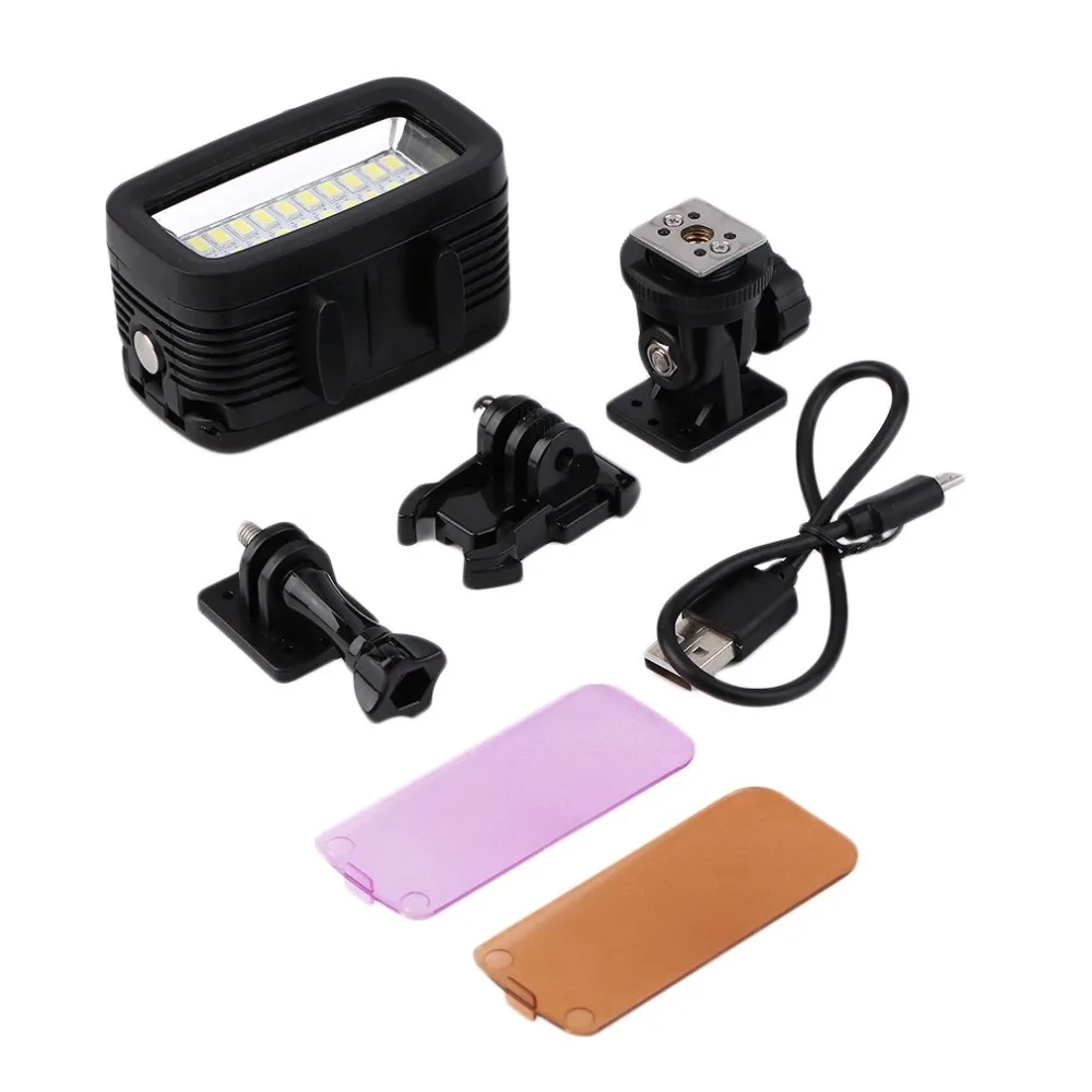 30M Waterproof Super Bright Underwater LED Video Light Action Camera Diving Lamp Suitable For GOPRO Black
30M Waterproof Super Bright Underwater LED Video Light Action Camera Diving Lamp Suitable For GOPRO Black