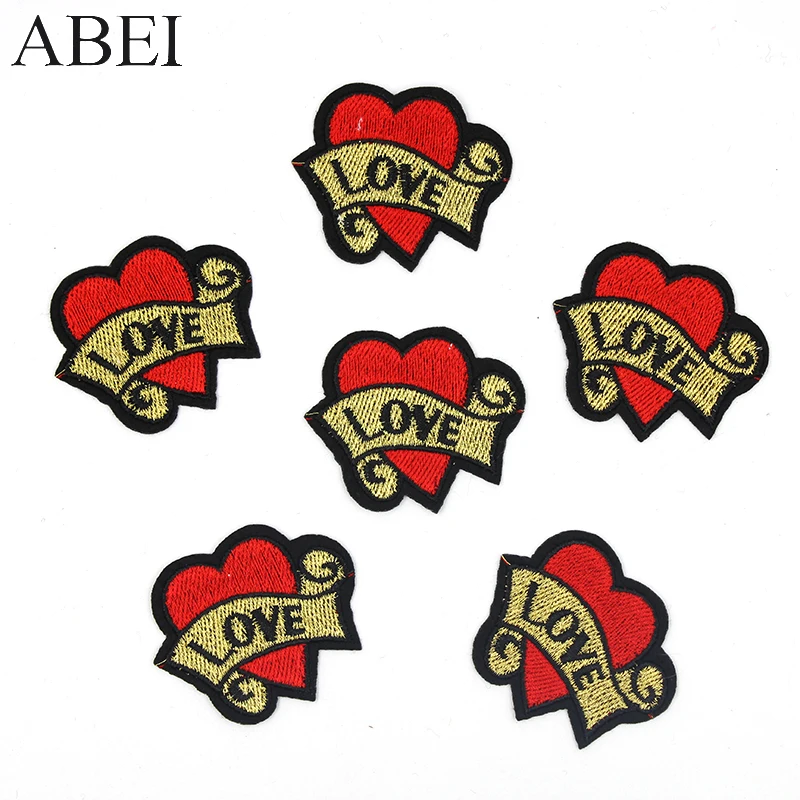 10pcs/lot Iron On Love Heart Embroidery Patches Clothes Backpack Sweaters Sewing Appliqued Diy Jeans Stickers Quality Patchwork
10pcs/lot Iron On Love Heart Embroidery Patches Clothes Backpack Sweaters Sewing Appliqued Diy Jeans Stickers Quality Patchwork