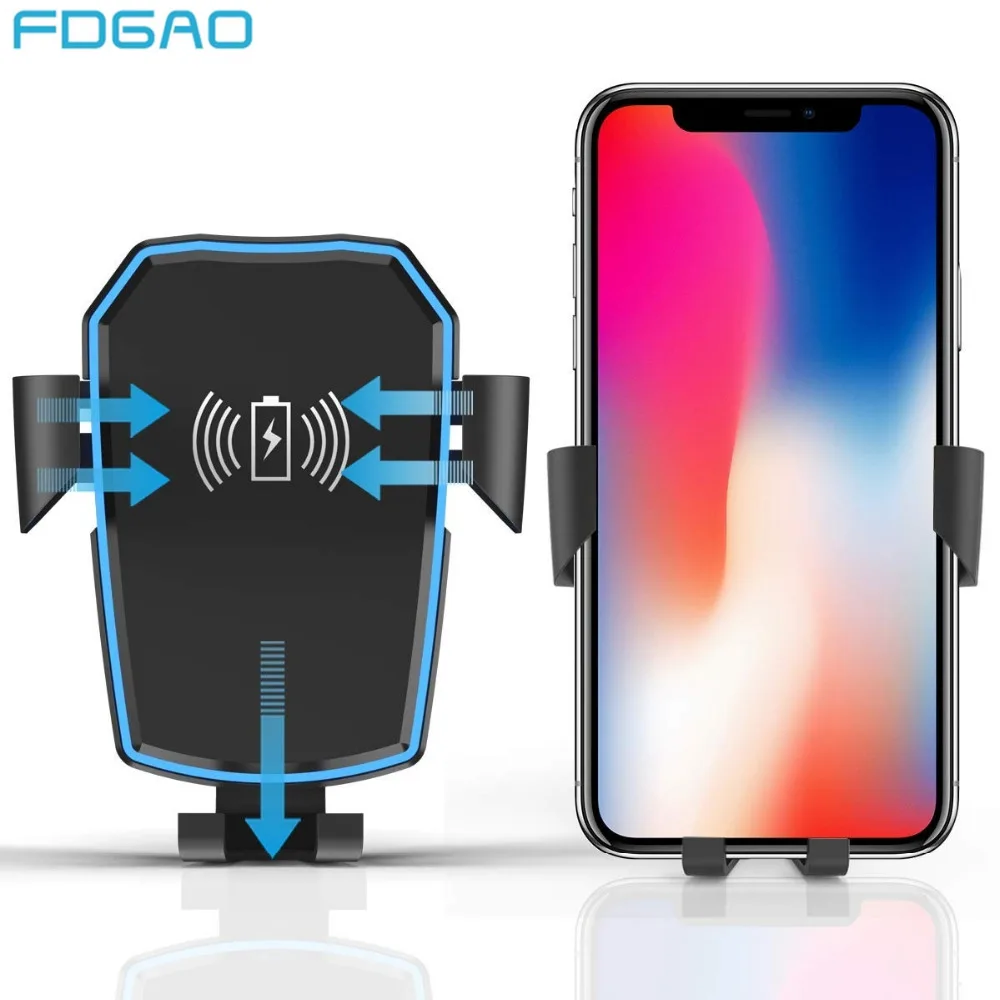 FDGAO Car Mount Qi Wireless Charger For iPhone XS Max X 8 XR Wireless Charging Car Phone Holder Stand For Samsung Note 9 8 S9 S8
FDGAO Car Mount Qi Wireless Charger For iPhone XS Max X 8 XR Wireless Charging Car Phone Holder Stand For Samsung Note 9 8 S9 S8