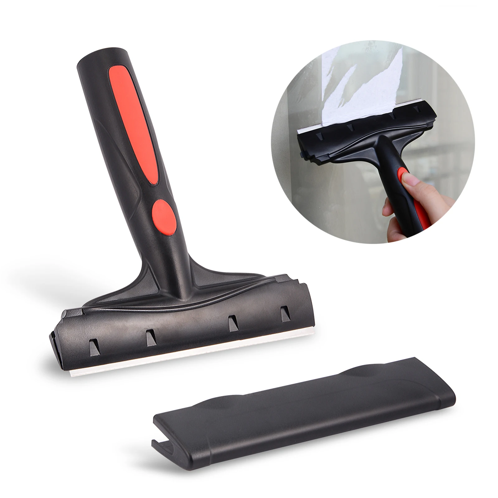 EHDIS 6inch Carbon Fiber Vinyl Car Wrap Stickers Handled Clean Scraper with Stainless Blade Window Squeegee Film Glue Remover
EHDIS 6inch Carbon Fiber Vinyl Car Wrap Stickers Handled Clean Scraper with Stainless Blade Window Squeegee Film Glue Remover