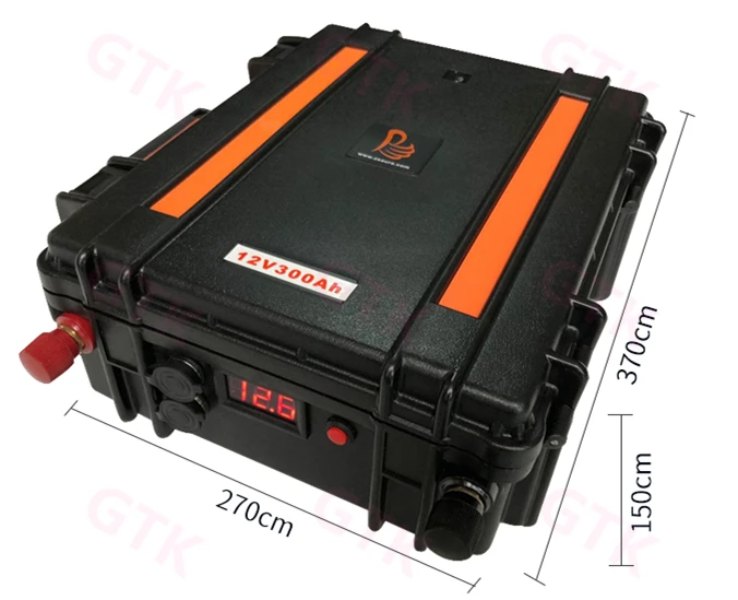 GTK 12V 200Ah 300Ah lithium lipo battery portable case high capacity for RV camping emergency power supply etc.
GTK 12V 200Ah 300Ah lithium lipo battery portable case high capacity for RV camping emergency power supply etc.
