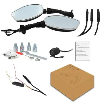 BEESCLOVER Motorcycle Rearview Mirror 1080P Camera Auto Digital Video Recorder Dash Cam Dual Lens Camcorder Motorcycle Recorder
BEESCLOVER Motorcycle Rearview Mirror 1080P Camera Auto Digital Video Recorder Dash Cam Dual Lens Camcorder Motorcycle Recorder