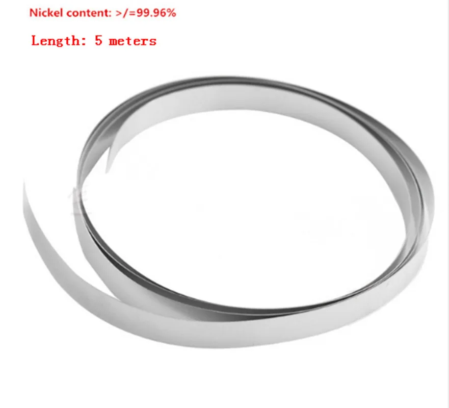 5M 99.96% pure nickel for 18650 Battery Nickel strip nickel plate cell nickel belt Lithium battery connecting sheet
5M 99.96% pure nickel for 18650 Battery Nickel strip nickel plate cell nickel belt Lithium battery connecting sheet