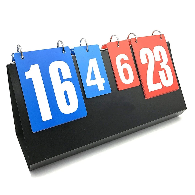 Portable 4-Digit Sports Competition ScoreBoard Table Tennis Basketball Badminton Football Volleyball Folding Score Boards
Portable 4-Digit Sports Competition ScoreBoard Table Tennis Basketball Badminton Football Volleyball Folding Score Boards