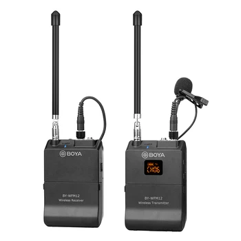 BOYA Wireless Microphone WFM12 MIC condenser microfono condensador Wireless Matched for Camera Video Sudio for Youtube Recording
BOYA Wireless Microphone WFM12 MIC condenser microfono condensador Wireless Matched for Camera Video Sudio for Youtube Recording