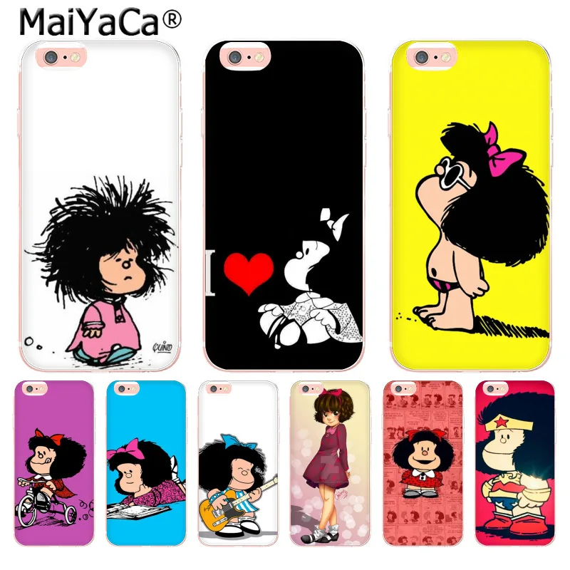 MaiYaCa Mafalda DIY Beautiful soft Phone Accessories Case for iPhone 8 7 6 6S Plus X 10 5 5S SE 5C 4 4S Coque Shell
MaiYaCa Mafalda DIY Beautiful soft Phone Accessories Case for iPhone 8 7 6 6S Plus X 10 5 5S SE 5C 4 4S Coque Shell
