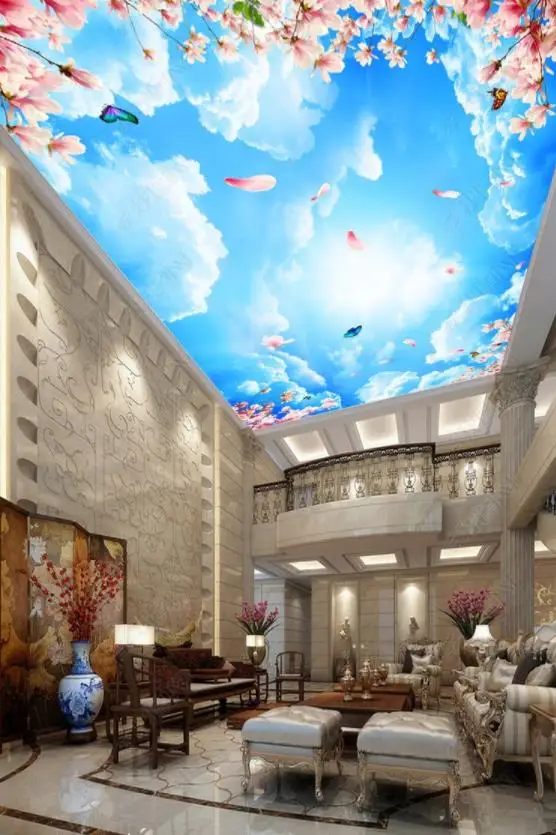 83 Fascinating Blue Sky Printing Ceiling Film Butterfly Playing in the Sky Stretch Ceiling Film
83 Fascinating Blue Sky Printing Ceiling Film Butterfly Playing in the Sky Stretch Ceiling Film