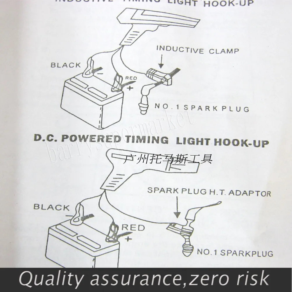 Inductive timing light Car repair zc-100 Ignition timing gun Cylinder car and motorcycle ignition Detector
