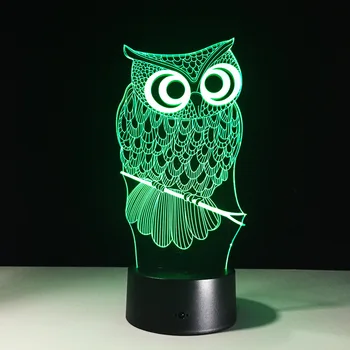 All Kinds of Owl 3D Night Light RGB Changeable Mood Lamp LED DC 5V USB Decorative Table Lamp Baby Sleeping Nightlight 7 Colors
All Kinds of Owl 3D Night Light RGB Changeable Mood Lamp LED DC 5V USB Decorative Table Lamp Baby Sleeping Nightlight 7 Colors