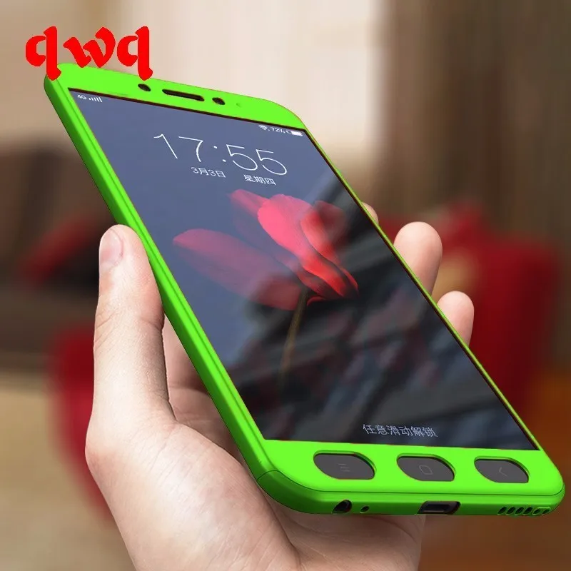 360 градусов полный защитный чехол для Xiaomi Redmi Note 5 Pro Plus note 5A PC задняя крышка 4X 4A +