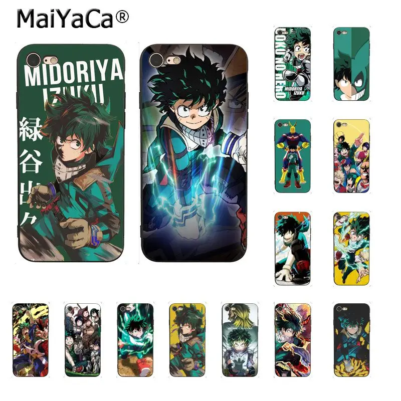 С героями из мультфильма Мой герой deku и bakugou Чехол для мобильного телефона iphone 11 12