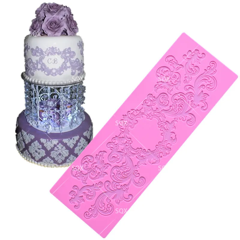 New Arrival Big Design size flower Silicone mold Sugar lace mat Decoration mold Fondant cake mold kitchen accessories LS148
New Arrival Big Design size flower Silicone mold Sugar lace mat Decoration mold Fondant cake mold kitchen accessories LS148