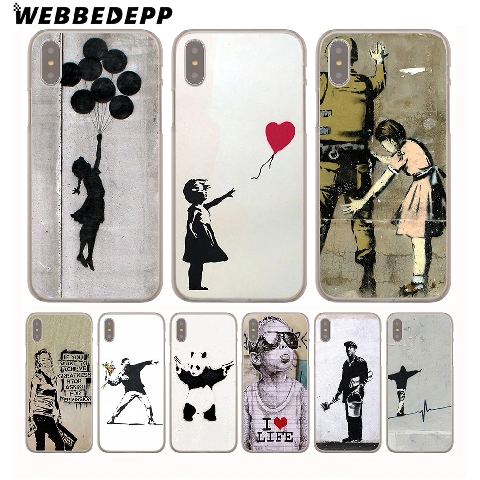 WEBBEDEPP Street Art Banksy Graffiti Hard Phone Case for iPhone 11 Pro X XS Max XR 7 8 6S Plus 5S SE 11Pro Max 7Plus 8Plus Cases
WEBBEDEPP Street Art Banksy Graffiti Hard Phone Case for iPhone 11 Pro X XS Max XR 7 8 6S Plus 5S SE 11Pro Max 7Plus 8Plus Cases