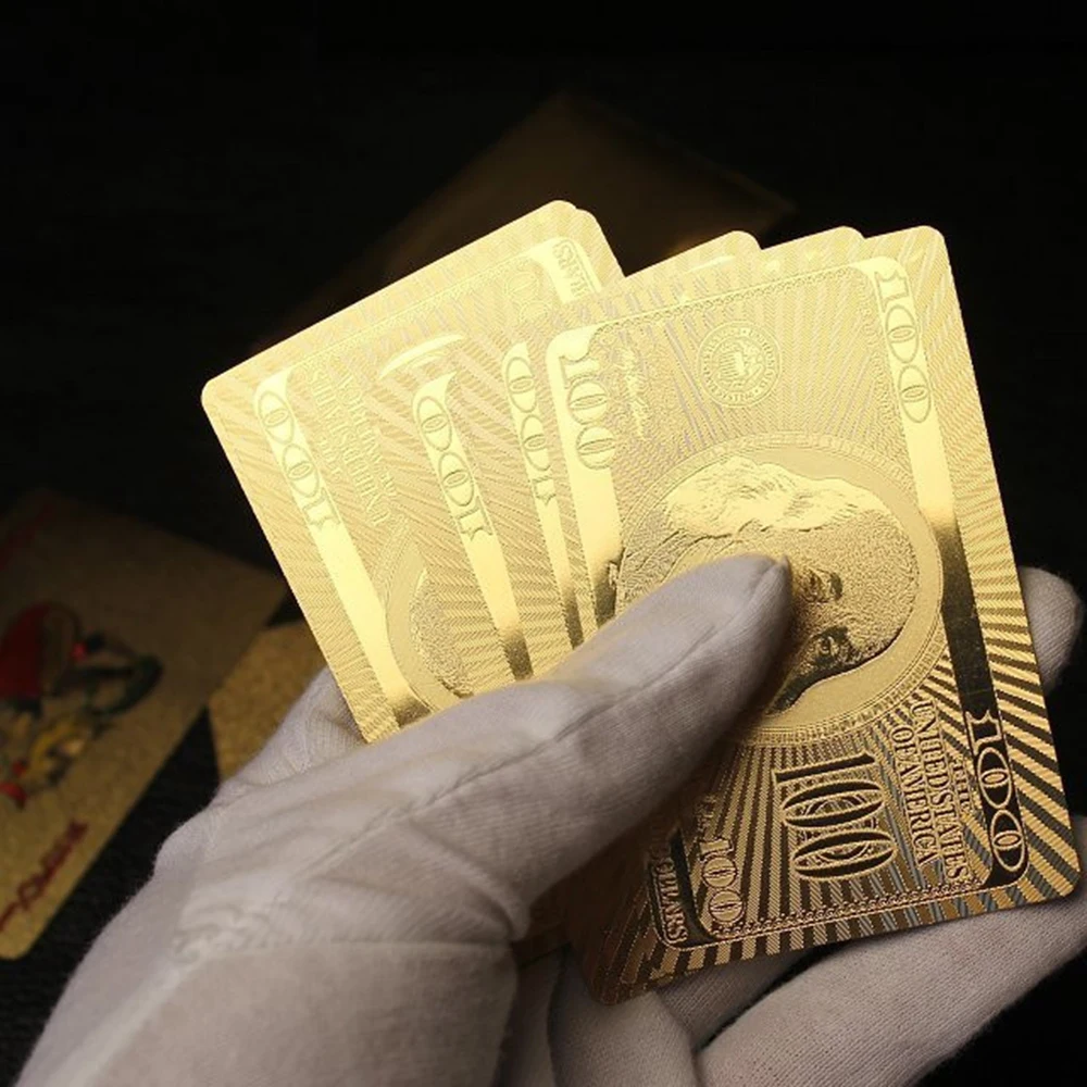 Hot Sale free shipping New Gold Poker Deck, 24K Golden Foil water proof Playing Cards Deck
Hot Sale free shipping New Gold Poker Deck, 24K Golden Foil water proof Playing Cards Deck