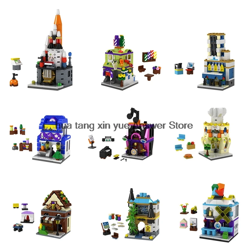 Legoing City Moc Creator DIY Street View Castle Cafe Game Hall Restaurant Weeder sleigh locker Building Blocks Kids toys Technic
Legoing City Moc Creator DIY Street View Castle Cafe Game Hall Restaurant Weeder sleigh locker Building Blocks Kids toys Technic