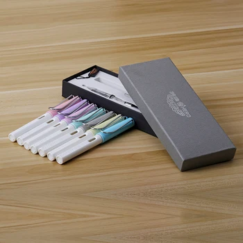 Creative Fountain Pen EF/F Interchageable Nib Set Student Posture Correction Inking Pens for Writing School Office Supplies
Creative Fountain Pen EF/F Interchageable Nib Set Student Posture Correction Inking Pens for Writing School Office Supplies