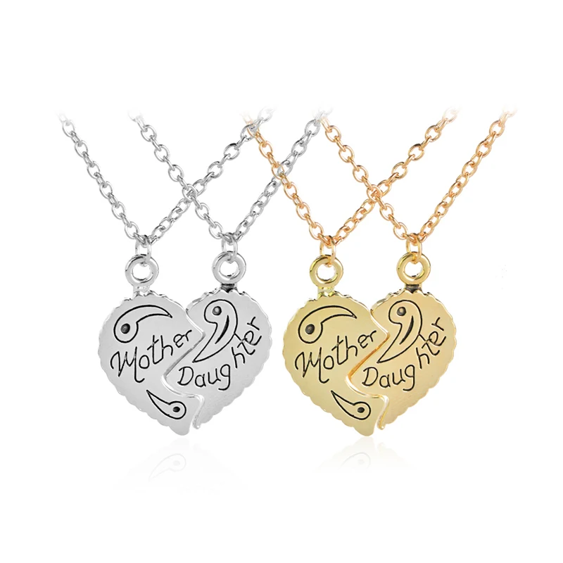 Mother Daughter Necklace Set of 2 Matching Puzzle Heart Mom and Me Jewelry Mothers Day Gift
Mother Daughter Necklace Set of 2 Matching Puzzle Heart Mom and Me Jewelry Mothers Day Gift