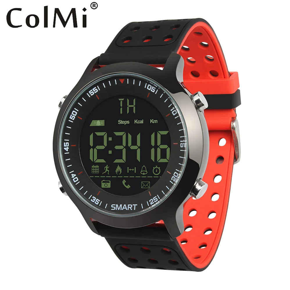 

ColMi Smart Watch VS506 Waterproof 5ATM IP68 Pedometer Calorie Reminder Sport Men Band Wristband Smartband For Android iOS Brim