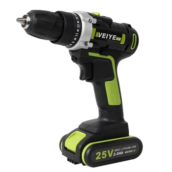 25V Lithium Battery Drill Rechargeable Screwdriver Electric Screwdriver Cordless Drill Wireless Power Driver V-107
25V Lithium Battery Drill Rechargeable Screwdriver Electric Screwdriver Cordless Drill Wireless Power Driver V-107
