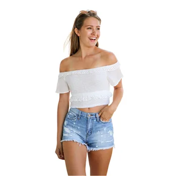 Summer spring 2019 new hot fashion personality wear old slim high waist hole sexy fringe wave point women's denim shorts
Summer spring 2019 new hot fashion personality wear old slim high waist hole sexy fringe wave point women's denim shorts