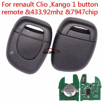 For Renault 1 button remote key with 433Mhz and ID46 PCF7947 (After 2000 year car)
For Renault 1 button remote key with 433Mhz and ID46 PCF7947 (After 2000 year car)