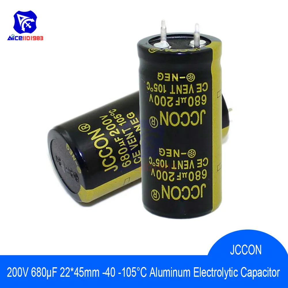 Aluminum Electrolytic Capacitor 200V 680uF 22x45mm High Frequency Low ESR 200V680μF 22*45mm Capacitor
Aluminum Electrolytic Capacitor 200V 680uF 22x45mm High Frequency Low ESR 200V680μF 22*45mm Capacitor