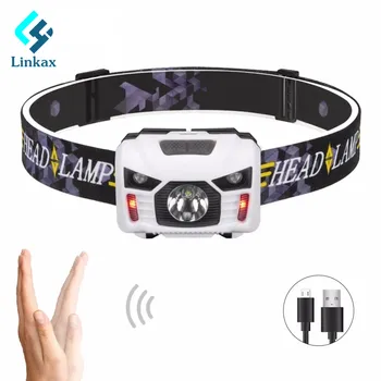 USB Charging Body Motion Sensor Headlamp Induction Headlight 2 Switch Modes Head Flashlight Torch lamp For Camping+USB cable
USB Charging Body Motion Sensor Headlamp Induction Headlight 2 Switch Modes Head Flashlight Torch lamp For Camping+USB cable