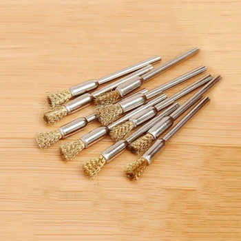 Mini Wire wheel brushes Rust Deburring Cleaning 10pcs Decontamination Abrasive Remove paint
Mini Wire wheel brushes Rust Deburring Cleaning 10pcs Decontamination Abrasive Remove paint